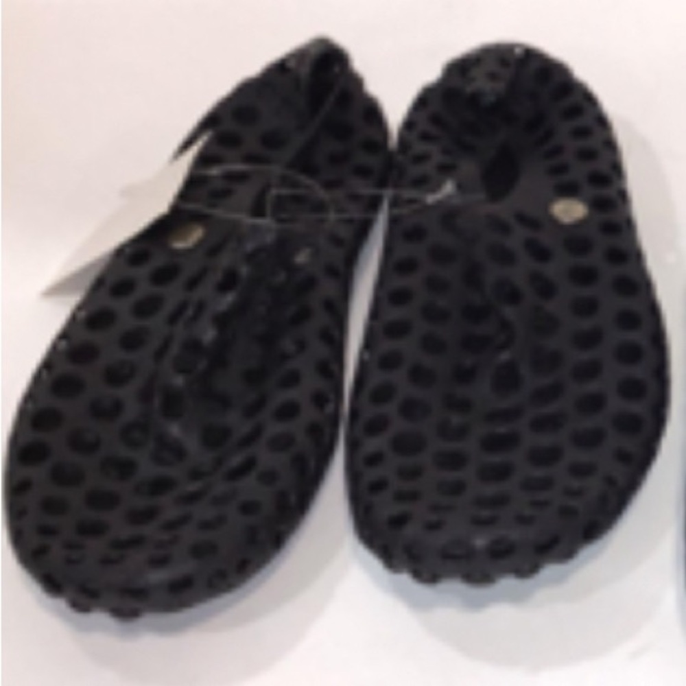 Water Slip-on Shoes Women Flat Transparent Brown or black - Picture 4 of 5